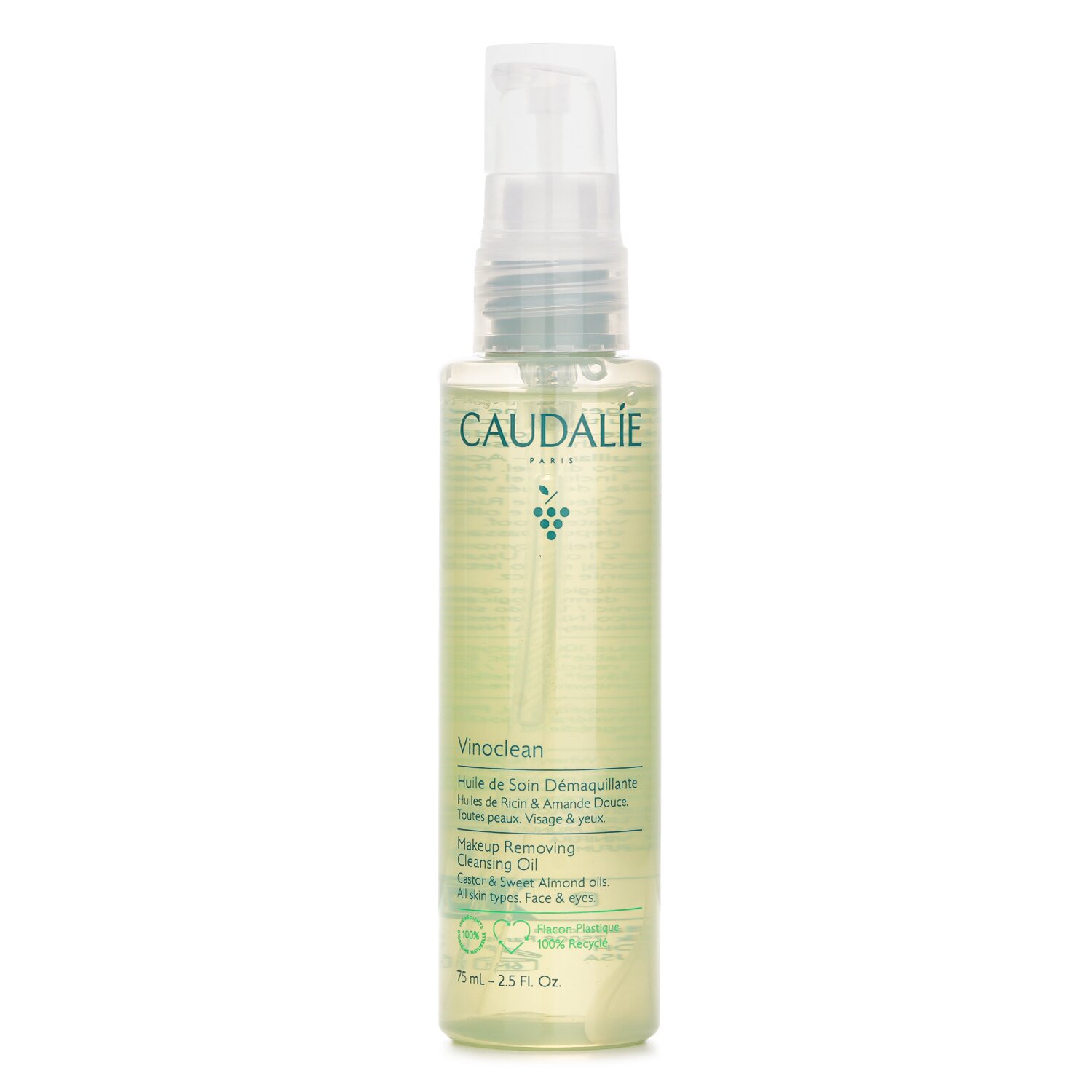 Caudalie Vinoclean Makeup Removing Cleansing Oil 75ml