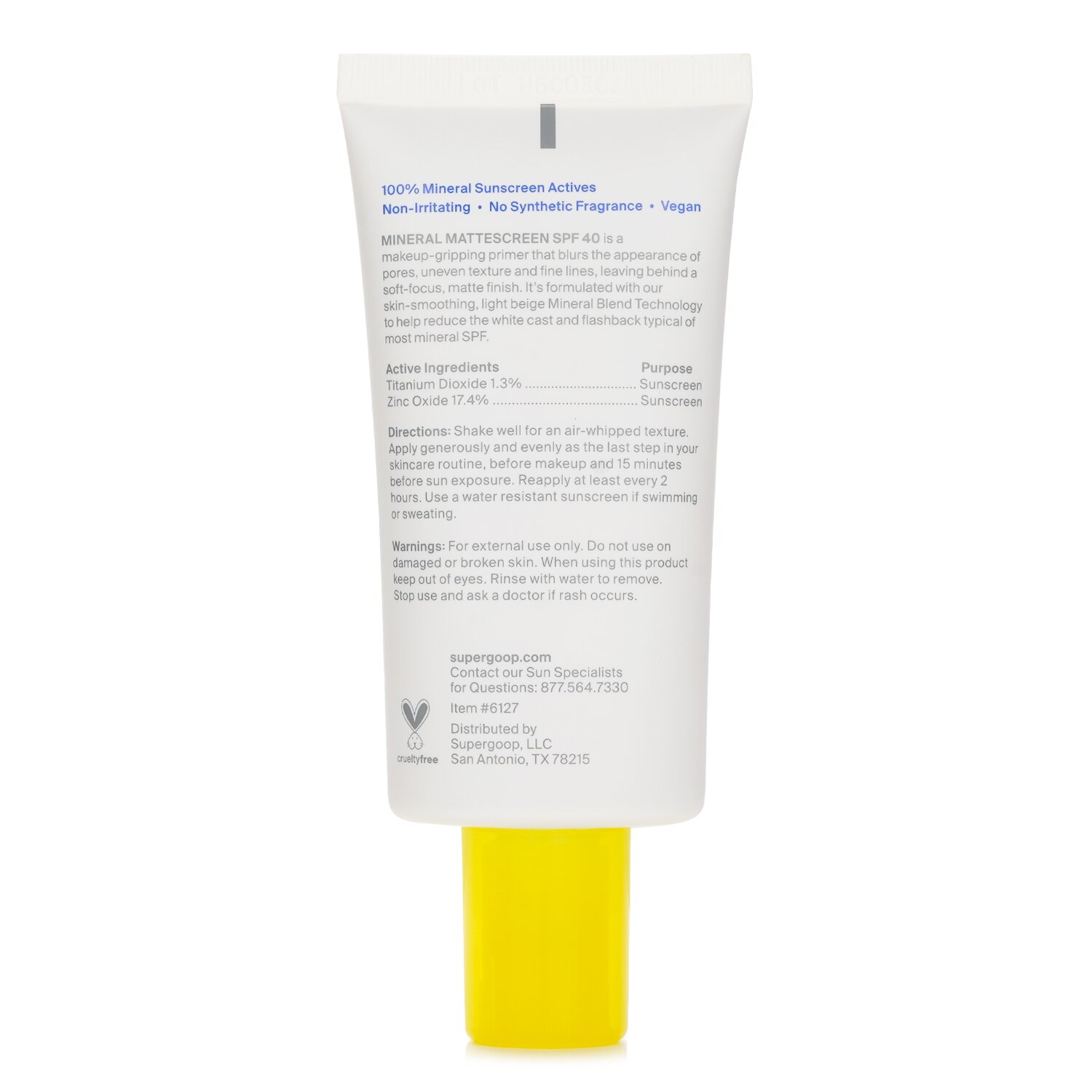 Supergoop Mineral Mattescreen SPF 40 45ml