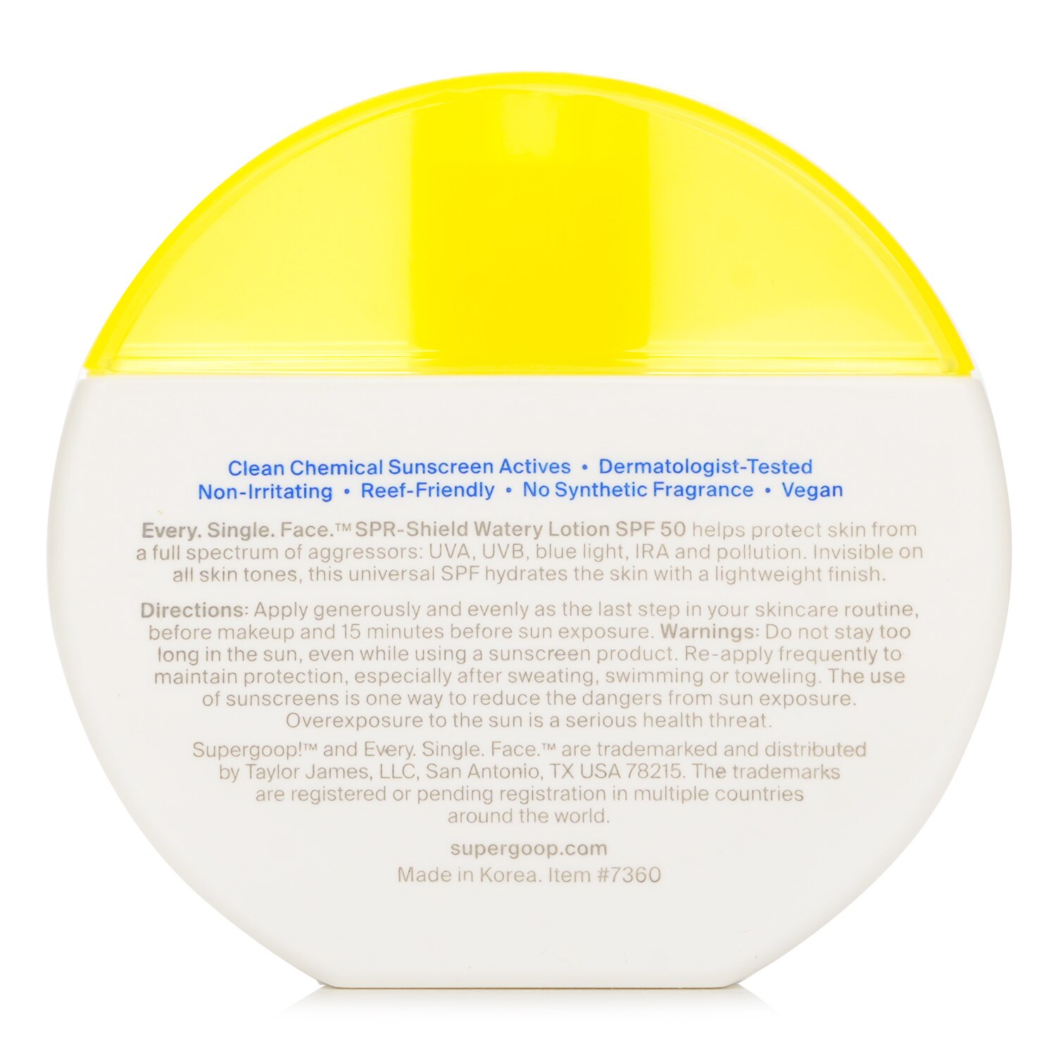 Supergoop Every. Single. Face. Watery Lotion SPF 50 50ml