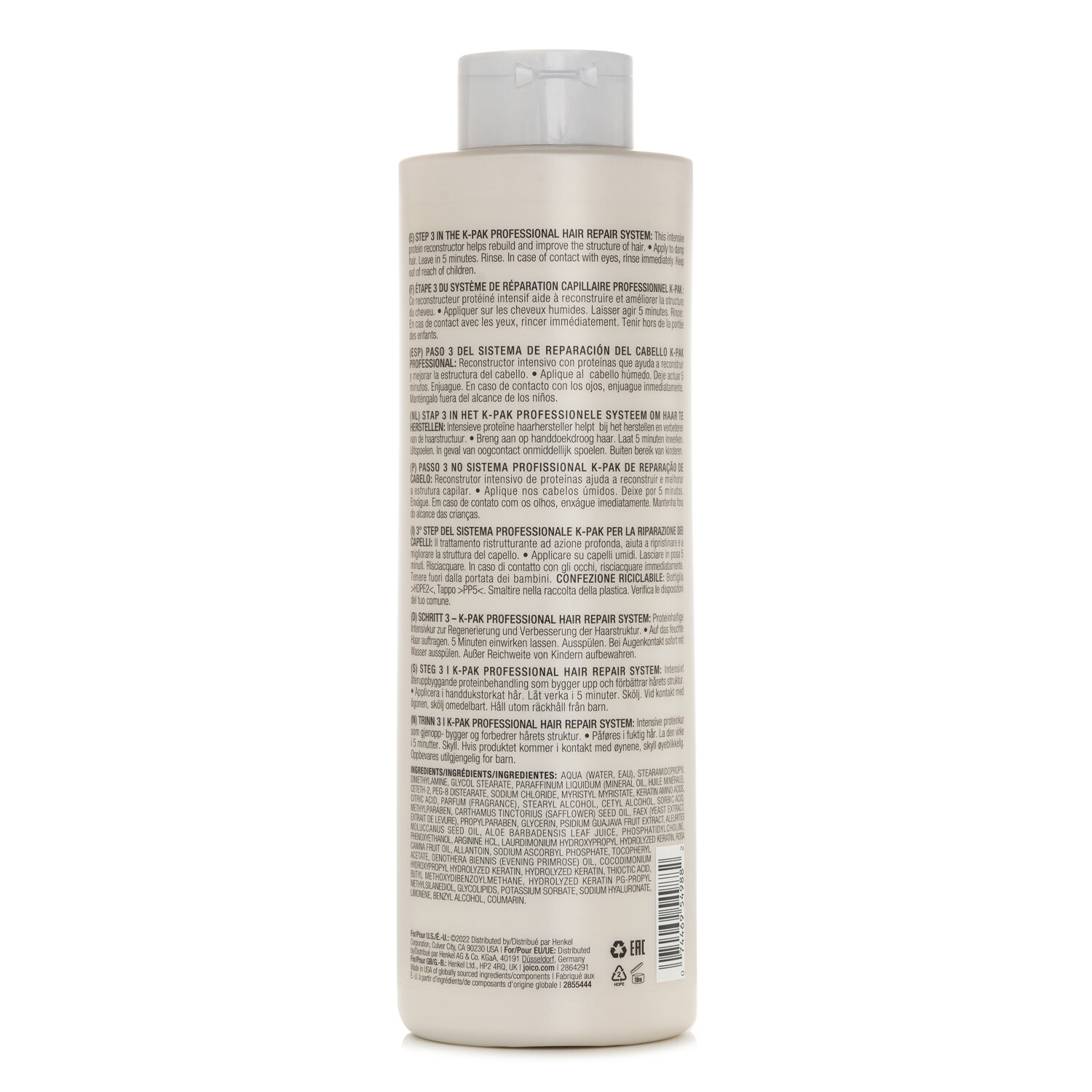 Joico K-Pak Reconstructor Deep-Penetrating Treatment (For Damaged Hair) 1000ml