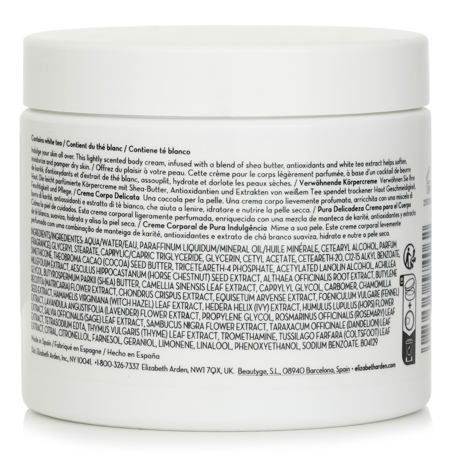 Elizabeth Arden White Tea Mandarin Blossom Body Cream 400ml