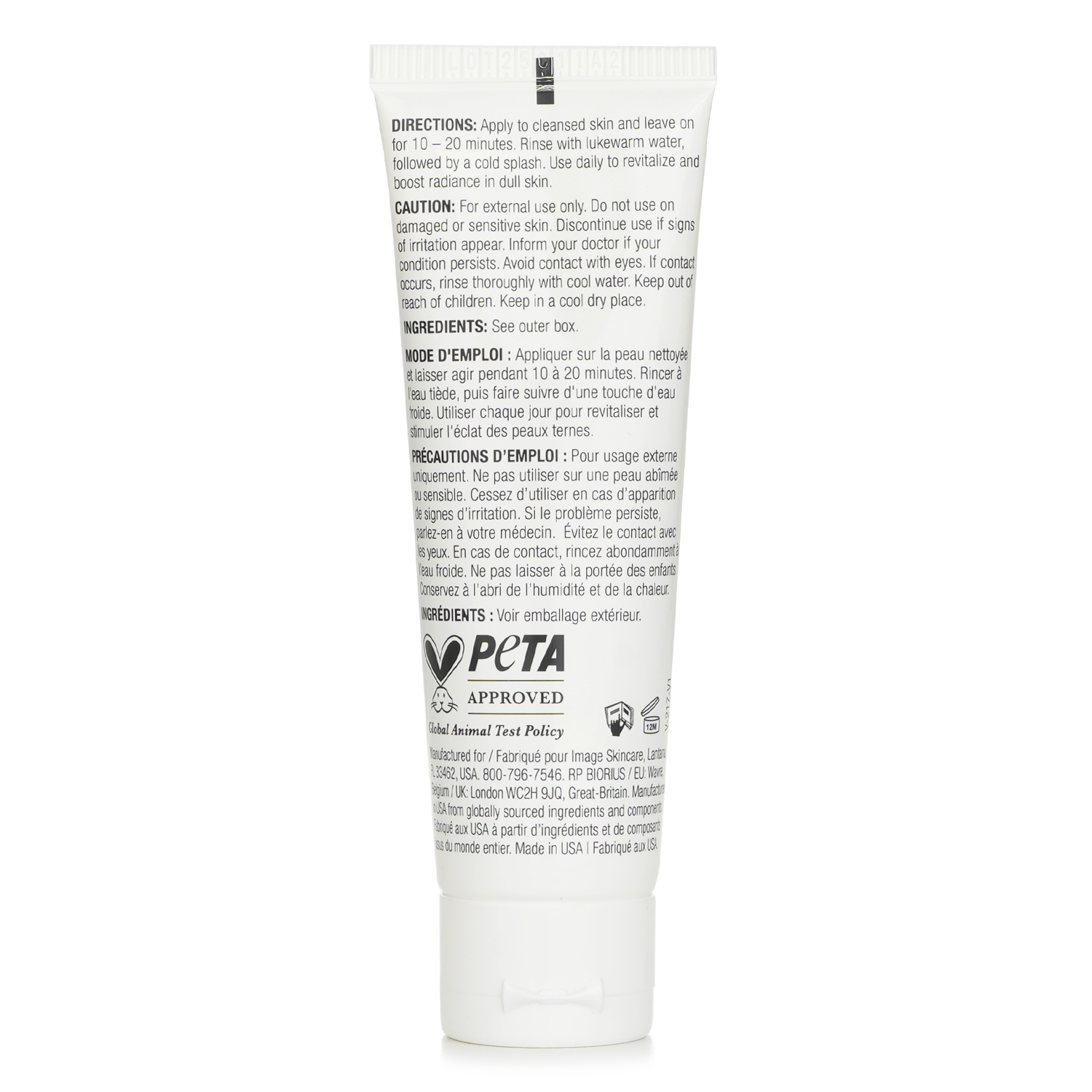 Image Vital C Hydrating Enzyme Masque (Travel Size) 28g/1oz
