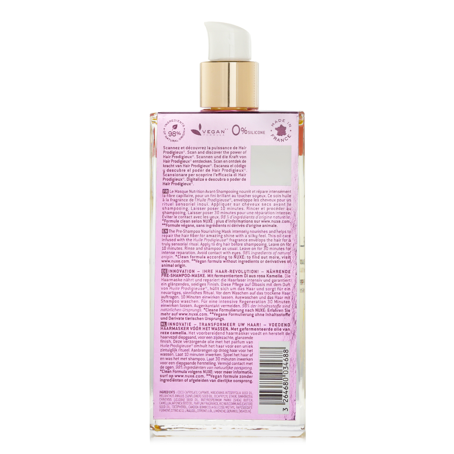 Nuxe Hair Prodigieux Pre Shampoo Nourishing Mask 125ml/4.2oz