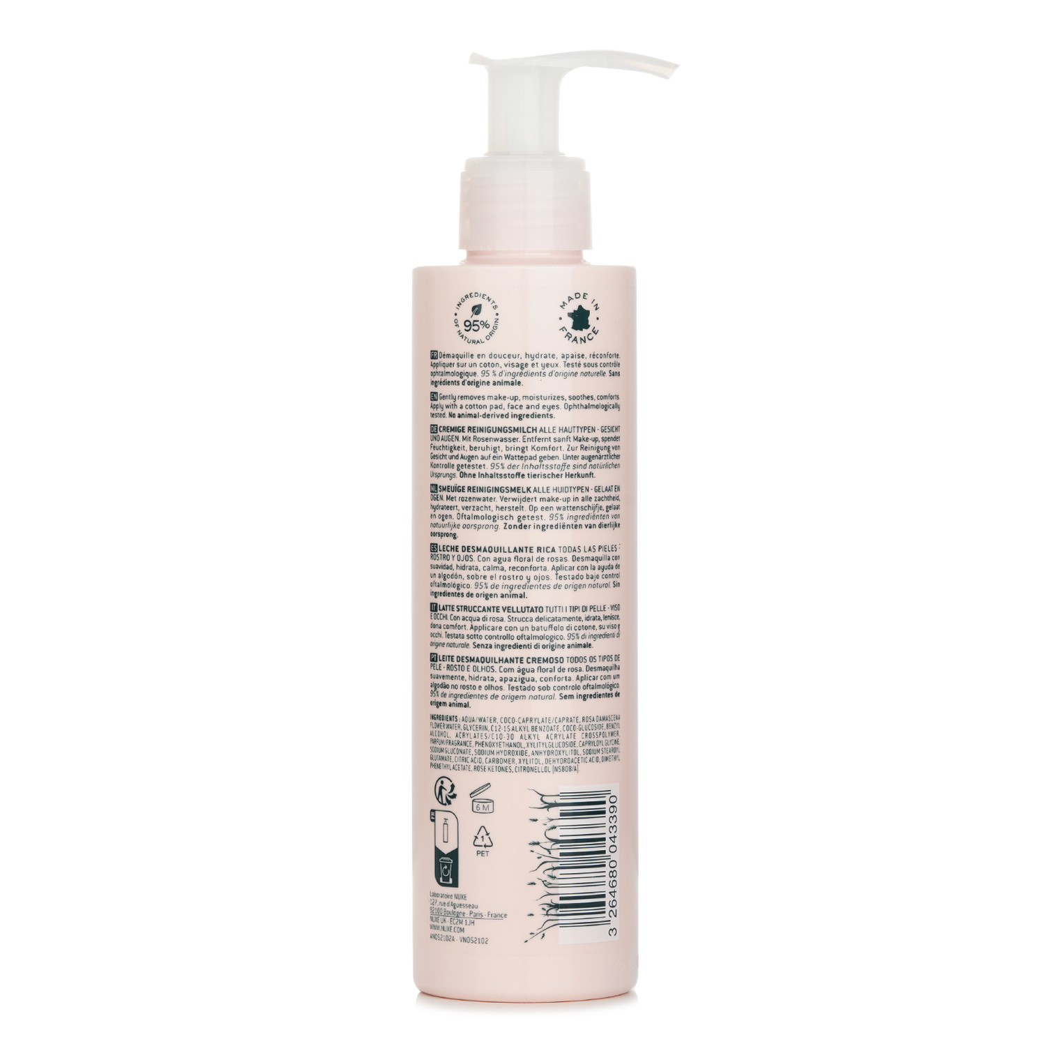 Nuxe Very Rose - Creamy Cleansing Milk 200ml