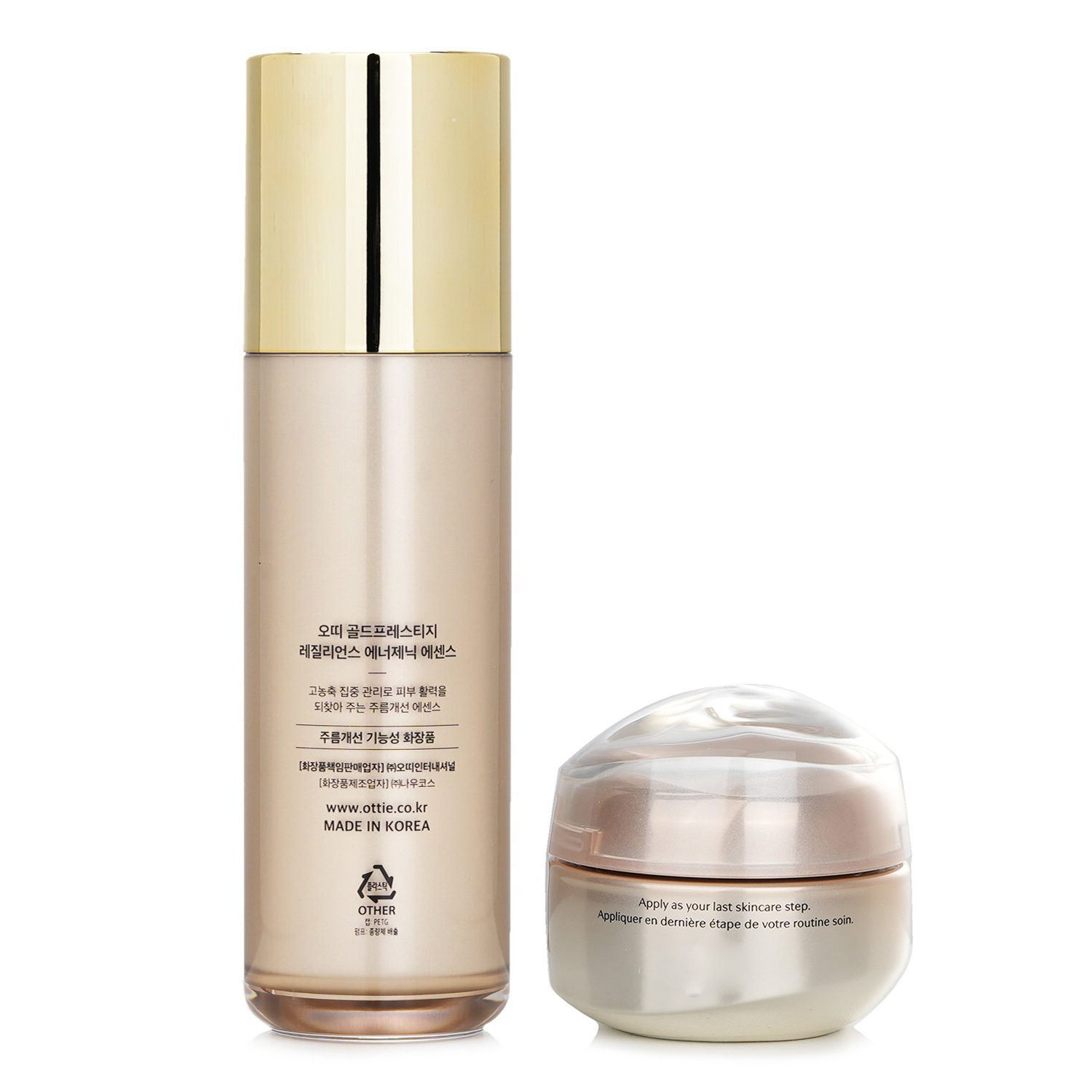 Shiseido Shiseido Benefiance Wrinkle Smoothing Eye Cream 15ml X Ottie Gold Prestige Resilience Energetic Essence 50ml 2pcs