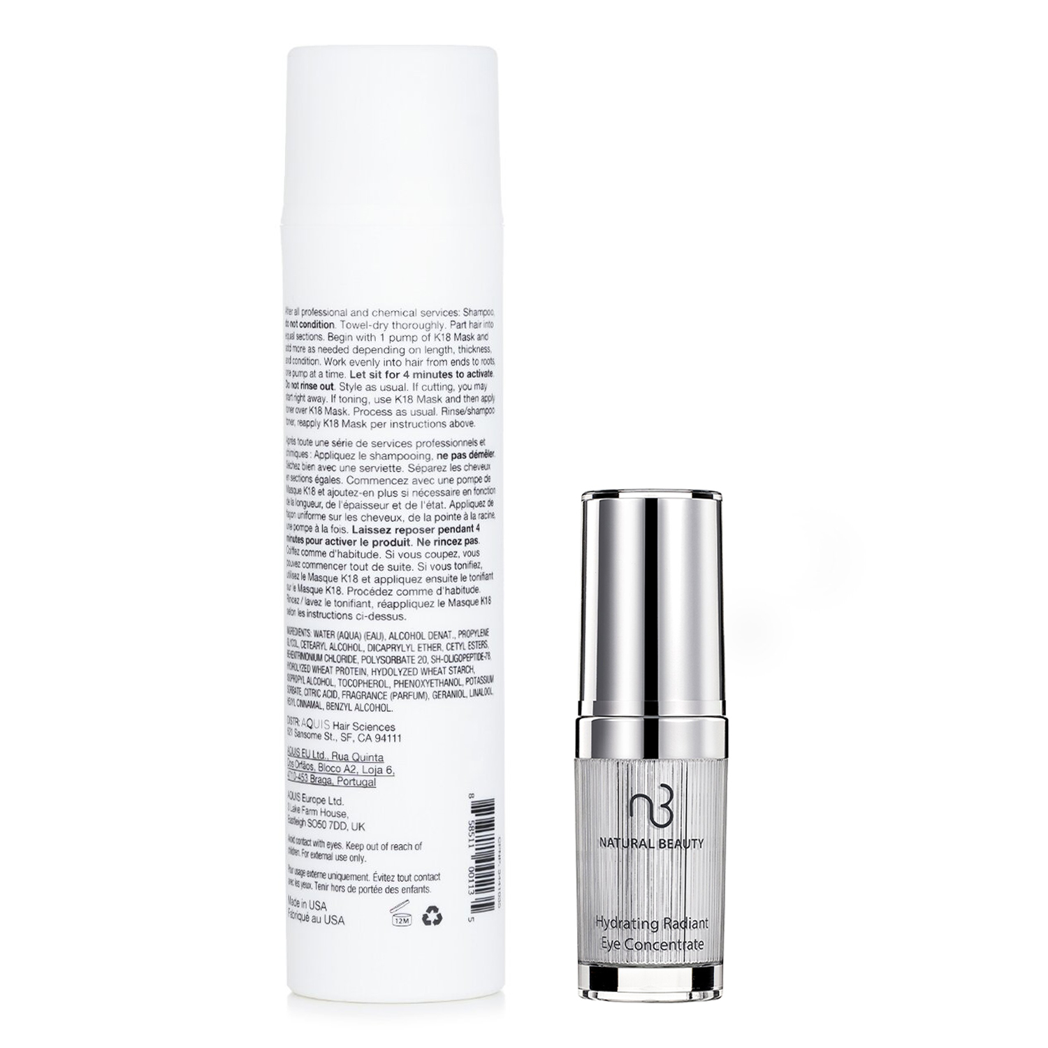 K18 قناع ترميم شعر موليكولي احترافي 150 مل 2pcs