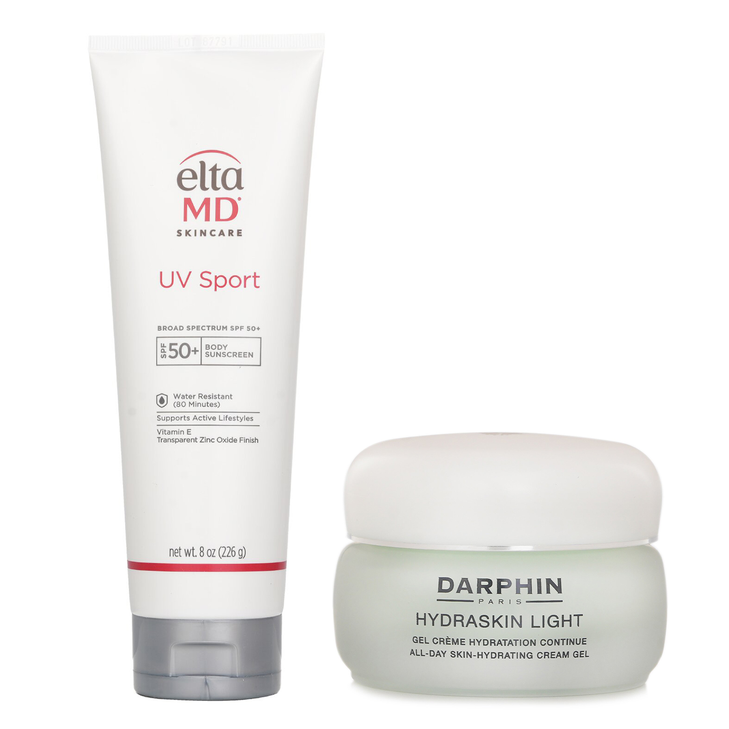 Darphin Darphin Hydraskin Light 50ml X EltaMD UV Sport Broad Spectrum SPF 50 226g 2pcs