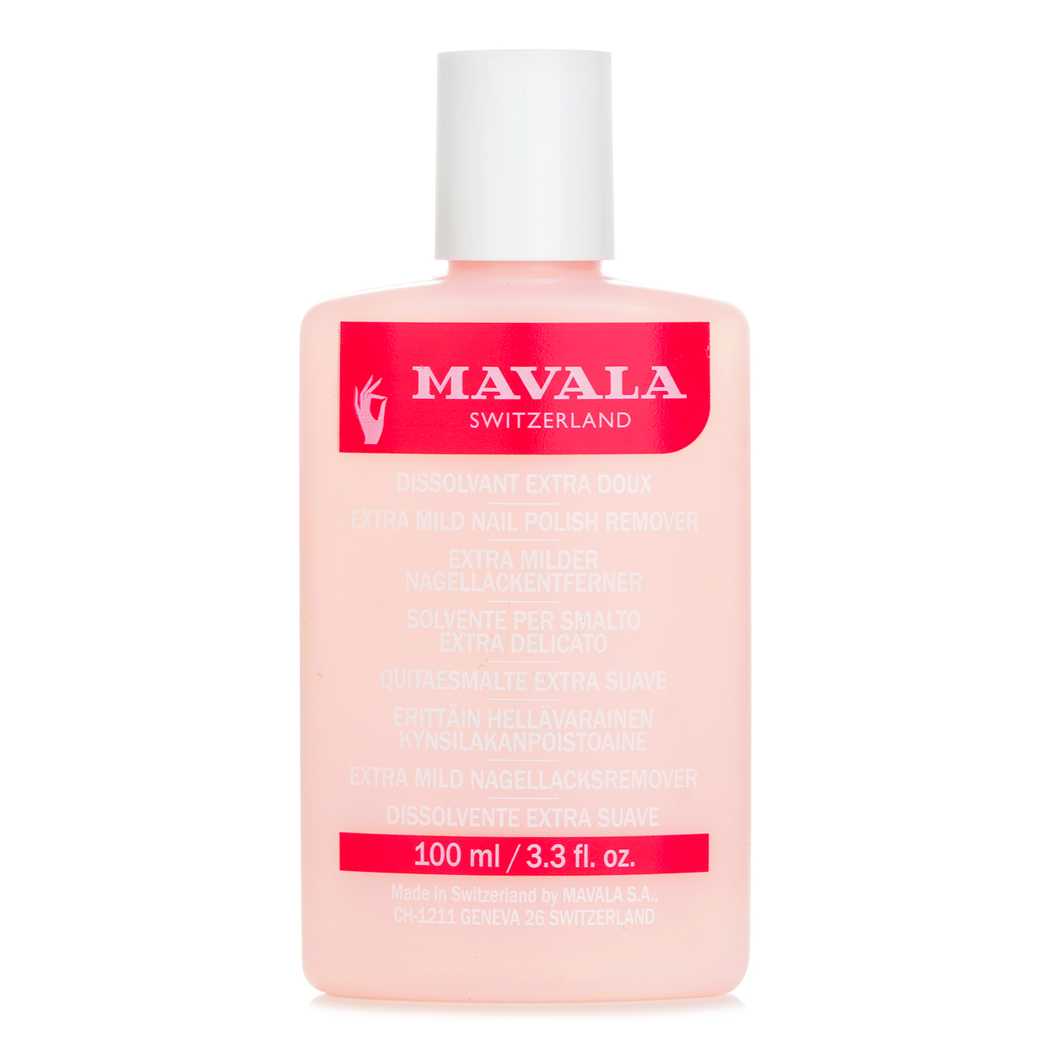 Mavala Switzerland Nail Polish Remover Pink 100ml