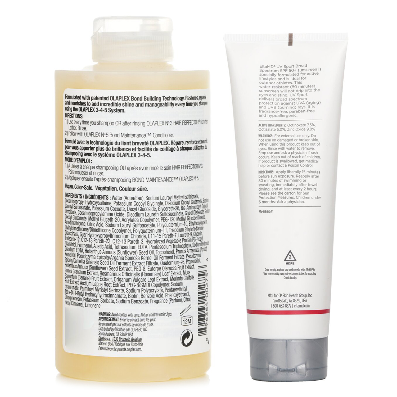 Olaplex Olaplex No. 4 Bond Maintenance Shampoo 250ml X EltaMD UV Sport Broad Spectrum SPF 50 226g 2pcs