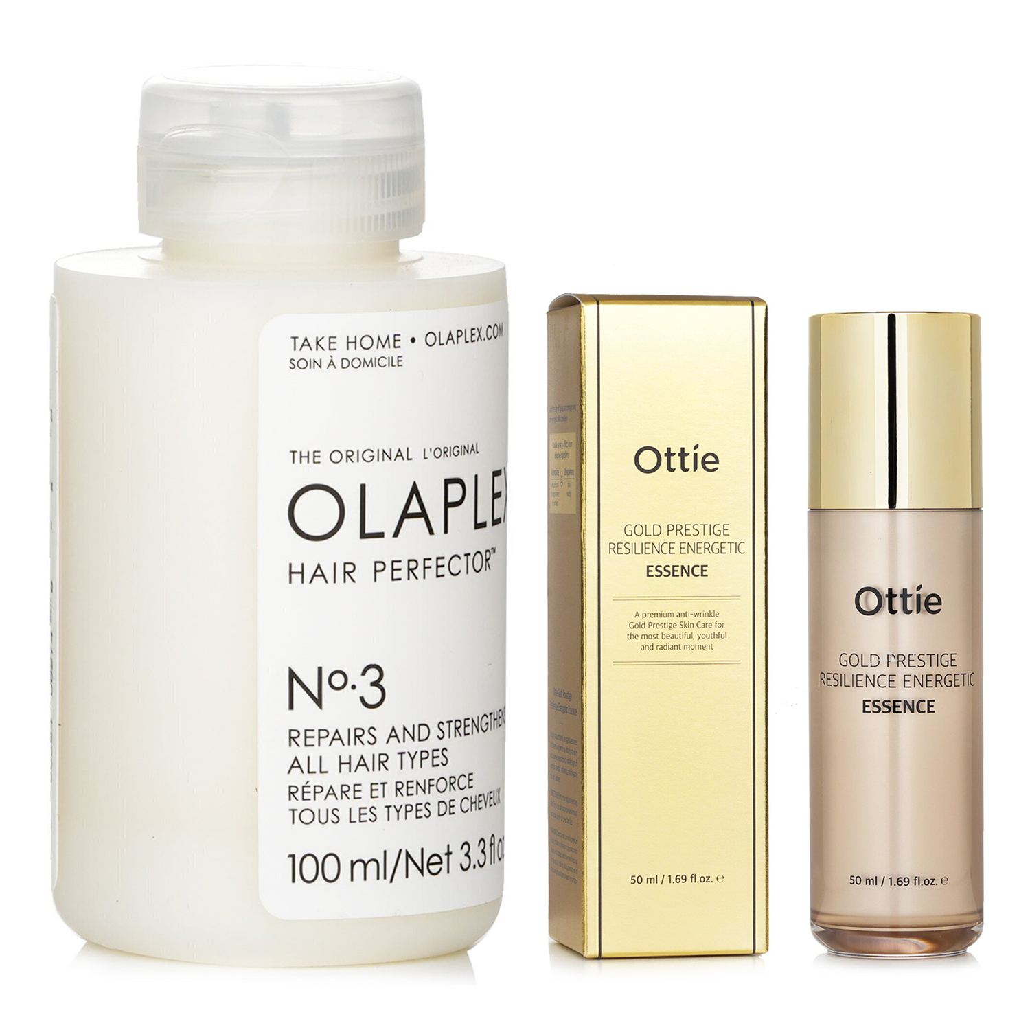 Olaplex Olaplex No. 3 Hair Perfector 100ml X Ottie Gold Prestige Resilience Energetic Essence 50ml 2pcs