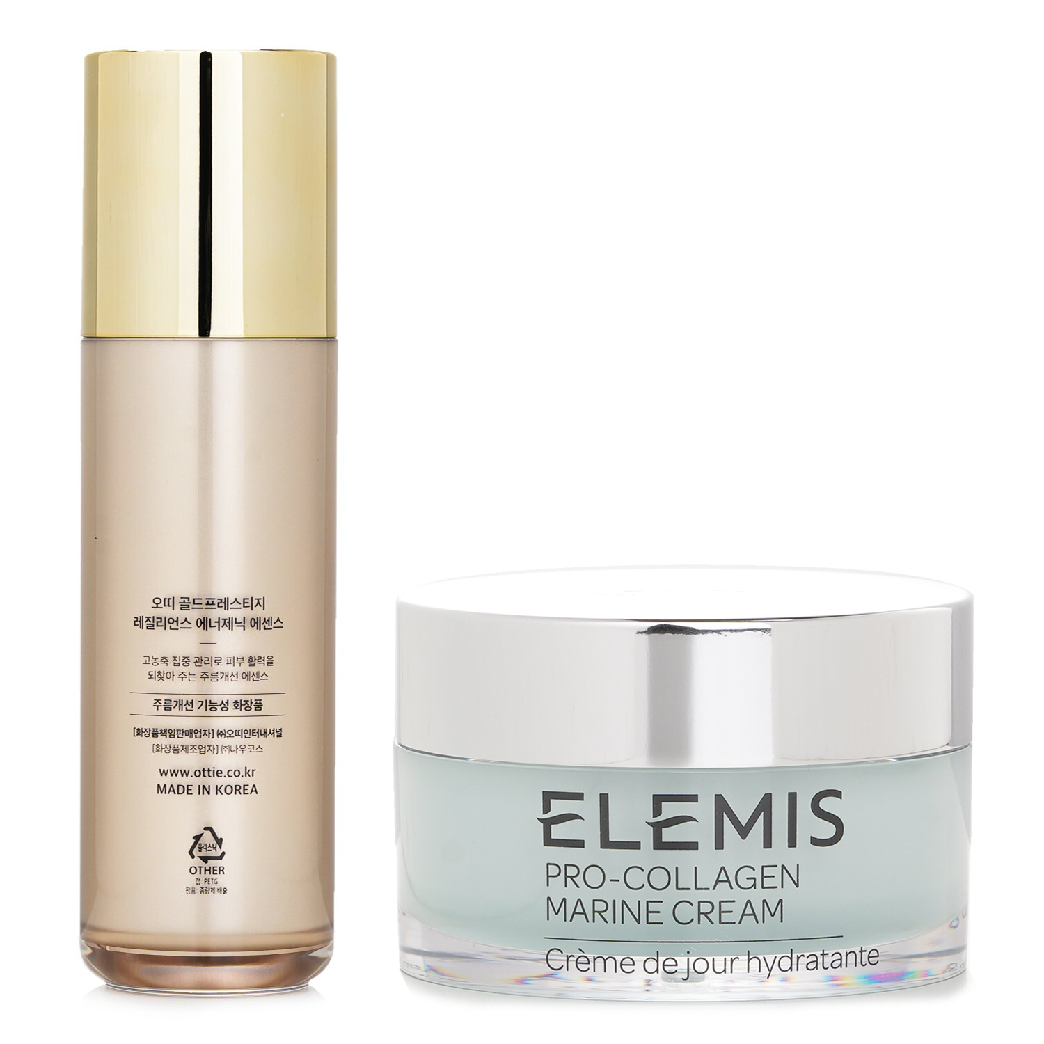 Elemis Elemis Pro-Collagen Marine Cream 50ml X Ottie Gold Prestige Resilience Energetic Essence 50ml 2pcs