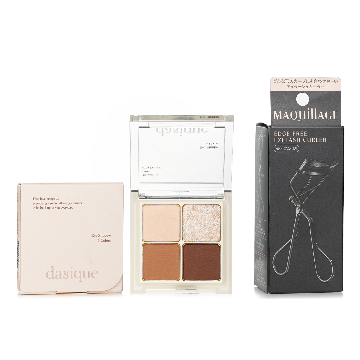 Shiseido Shiseido Maquillage Edge Free Eyelash Curler 1pc X Dasique Shadow Palette 2pcs