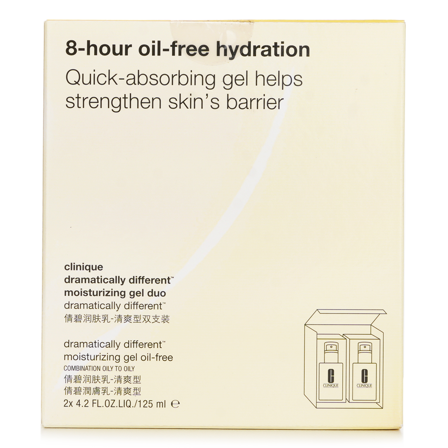 Clinique Dramatically Different Moisturizing Gel Dou Pack 2 x125ml