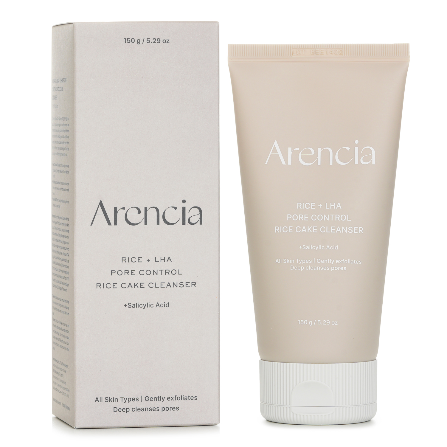 Arencia 大米LHA深層毛孔潔面乳 150g