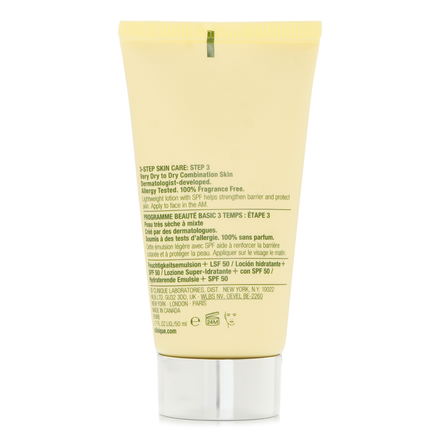 Clinique Loción Hidratante Dramáticamente Diferente + SPF 50 50ml