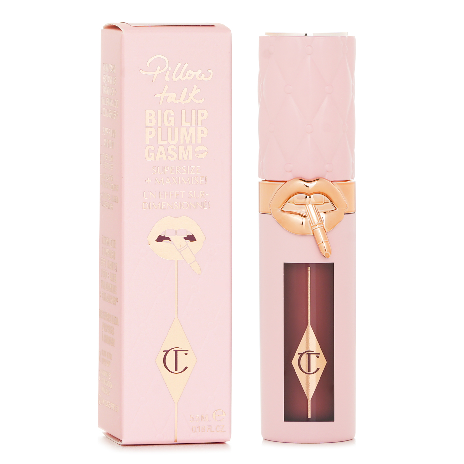 リップグロス Charlotte tilbury pillow talk plump gasm Charlotte Tilbury Pillow Talk Big Lip Plumpgasm, Medium To Deep