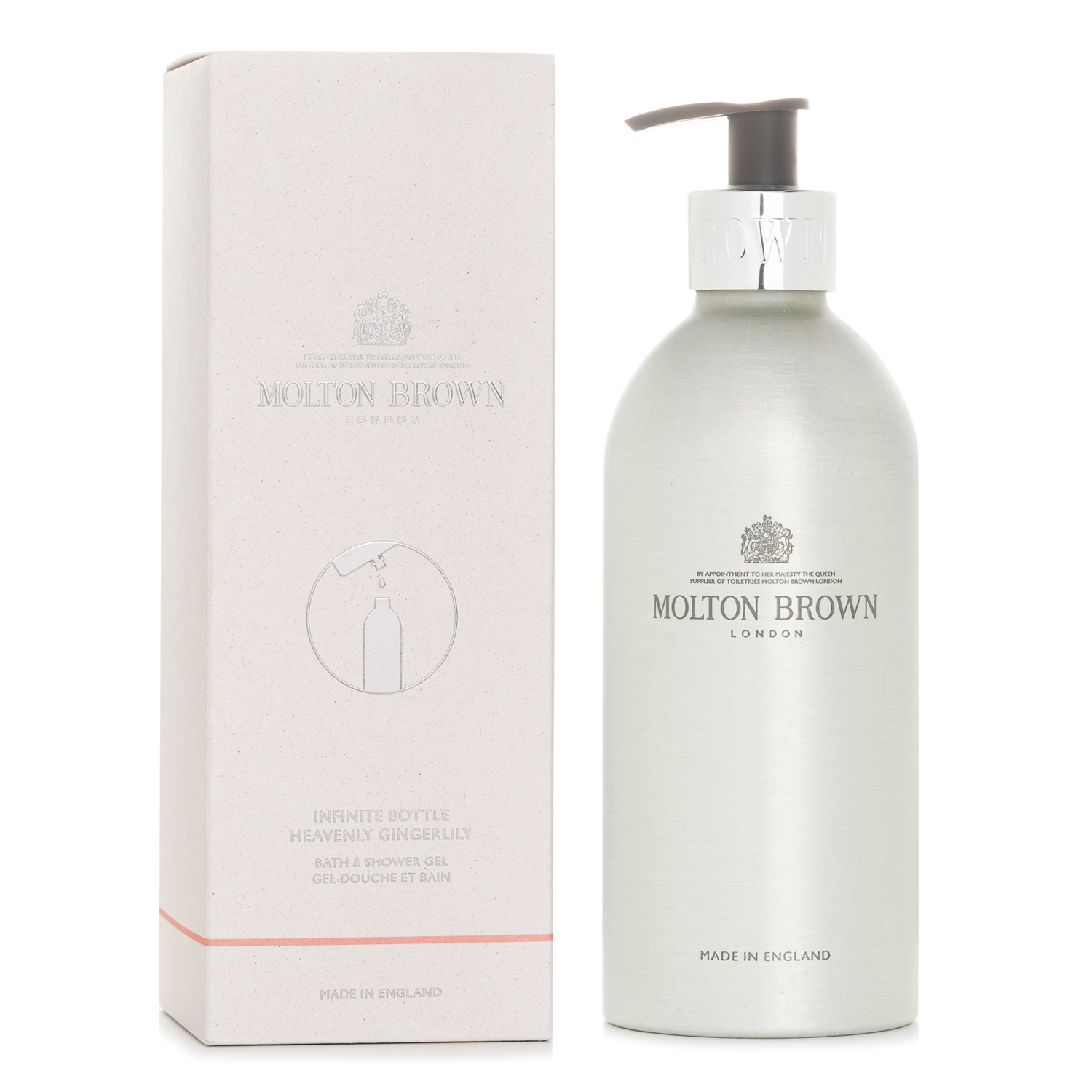 Molton Brown Infinite Bottle Heavenly Gingerlily Bath & Shower Gel 400ml