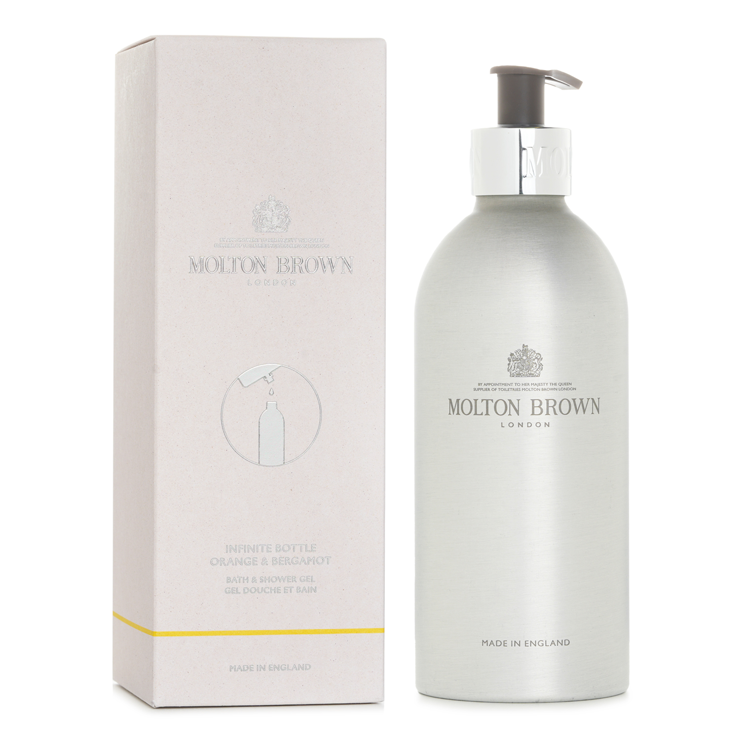 Molton Brown Infinite Bottle Orange & Bergamot Bath & Shower Gel 400ml