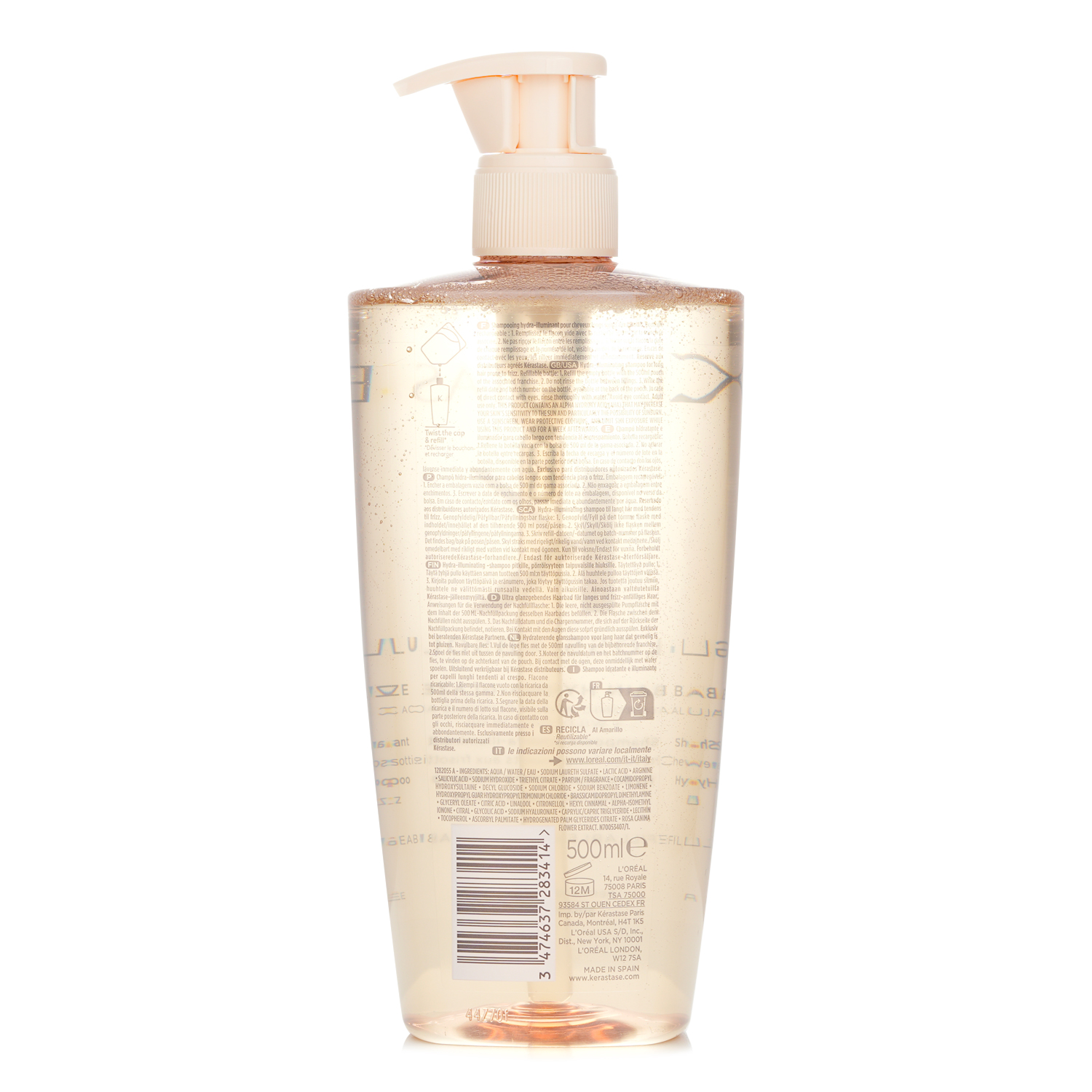 Kerastase Gloss Absolu Bain Hydra Glaze Shampoo 500ml