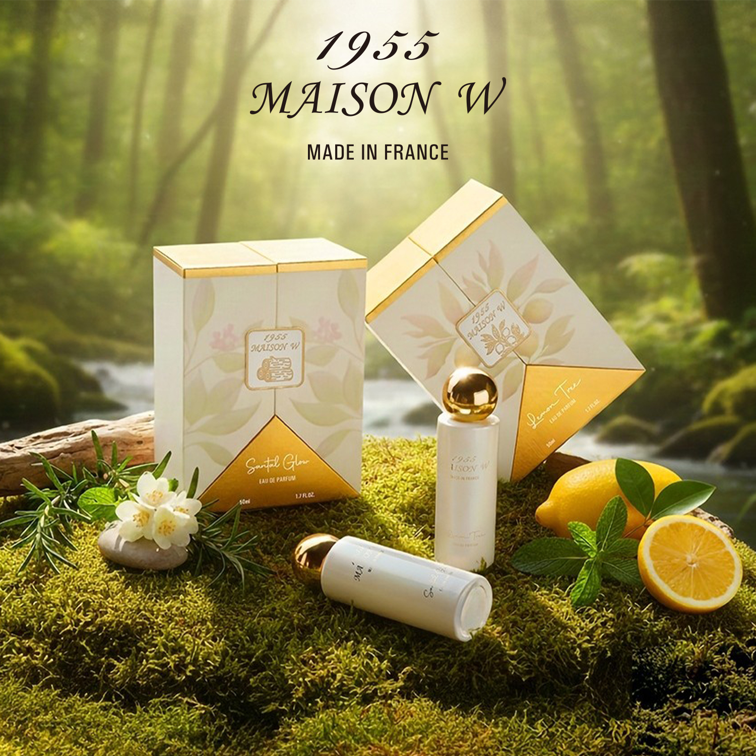 Maison W 1955 Maison W Eau De Parfum 50ml (Lemon Tree/Santal Glow) 50ml