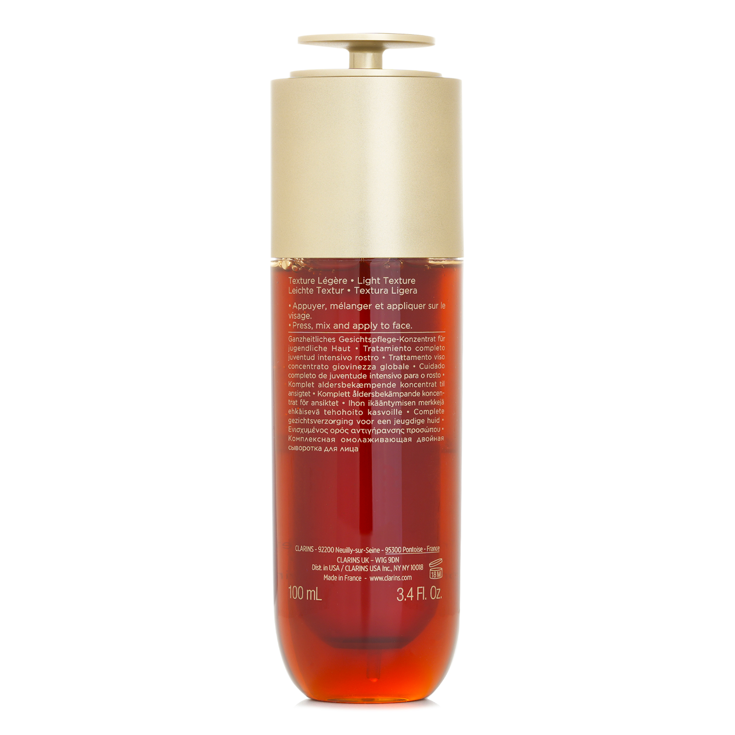 Clarins 9ª Generación - Doble Suero Textura Ligera 100ml