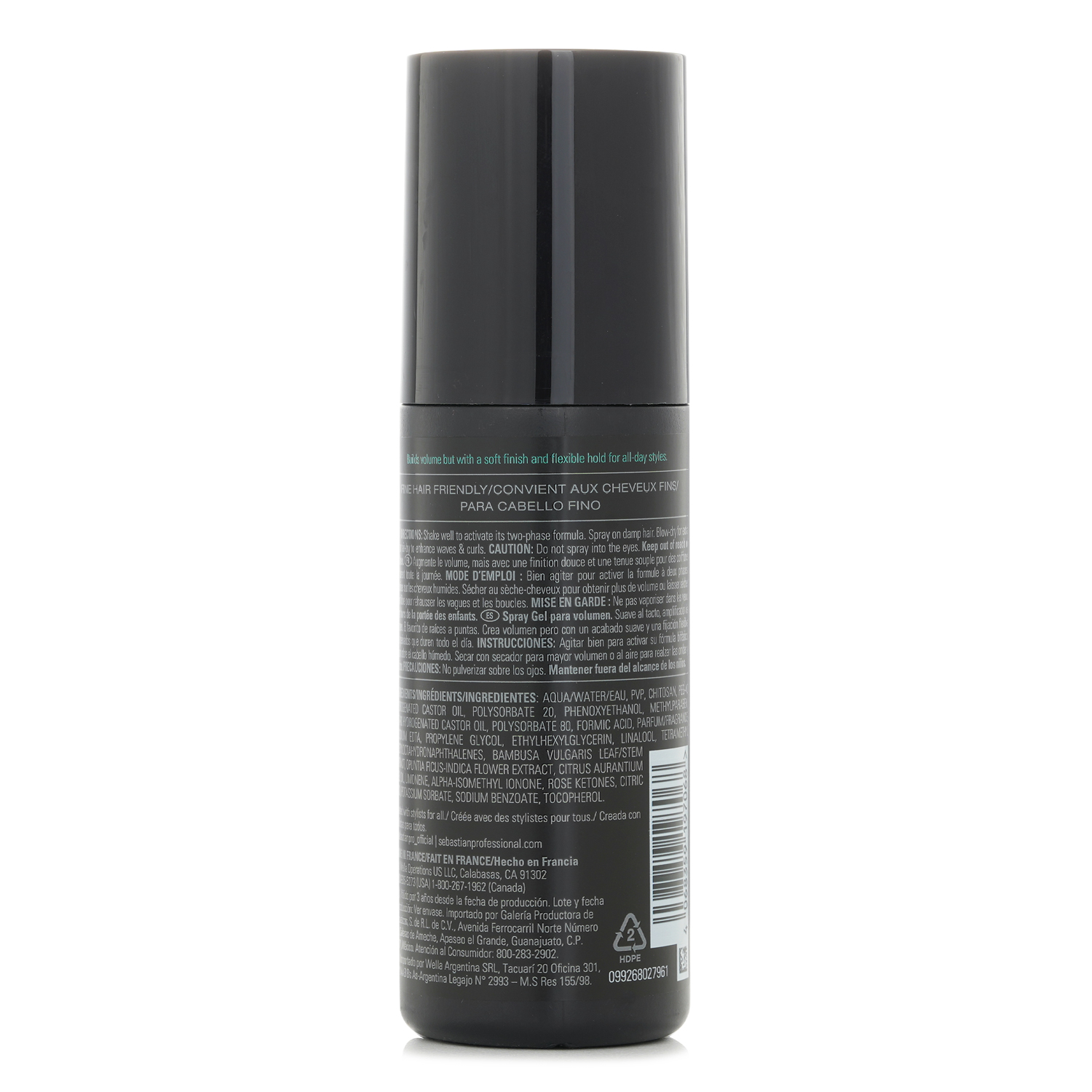 Sebastian Volupt Max Volumizing Spray Gel 150ml