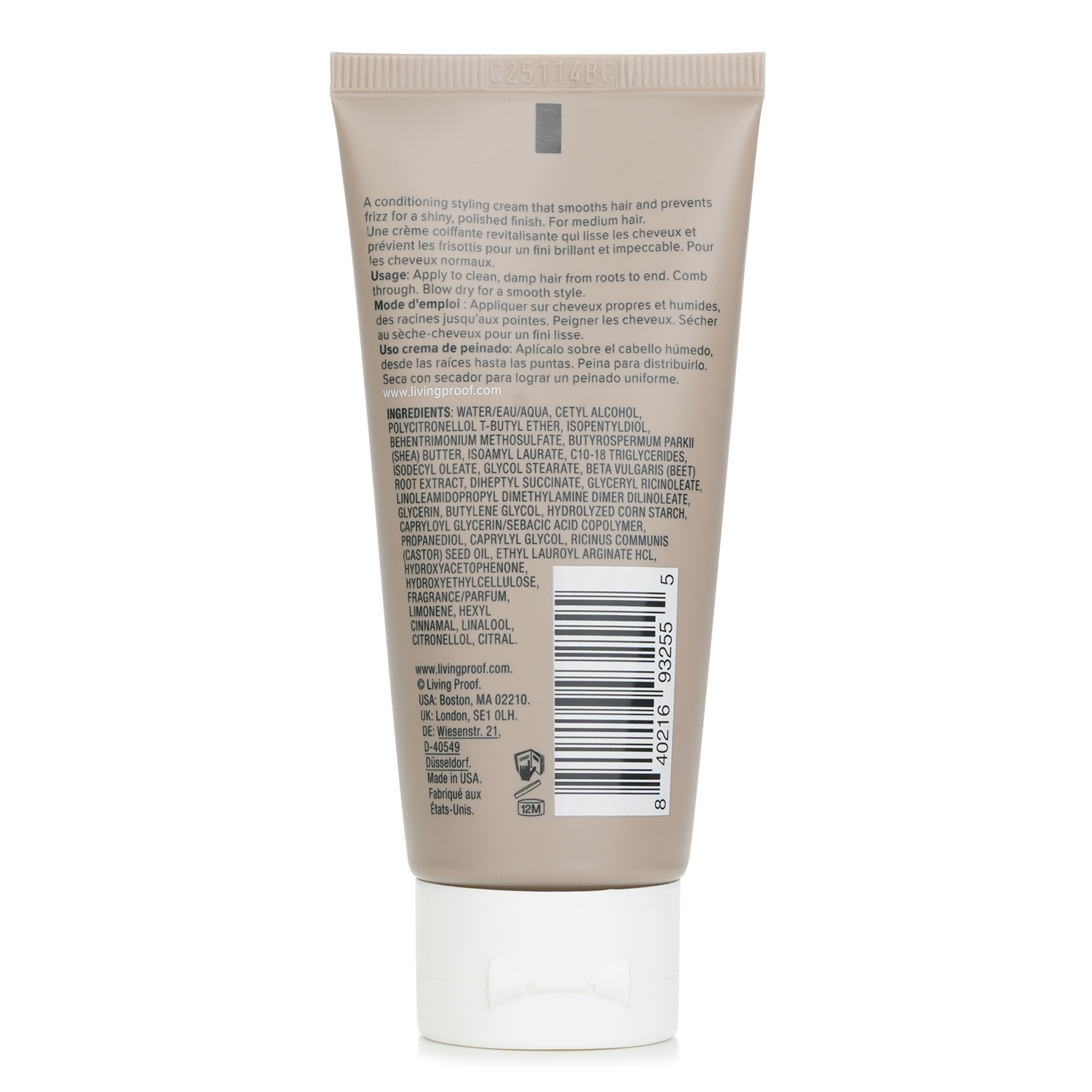 Living Proof No Frizz Smooth Styling Cream 60ml