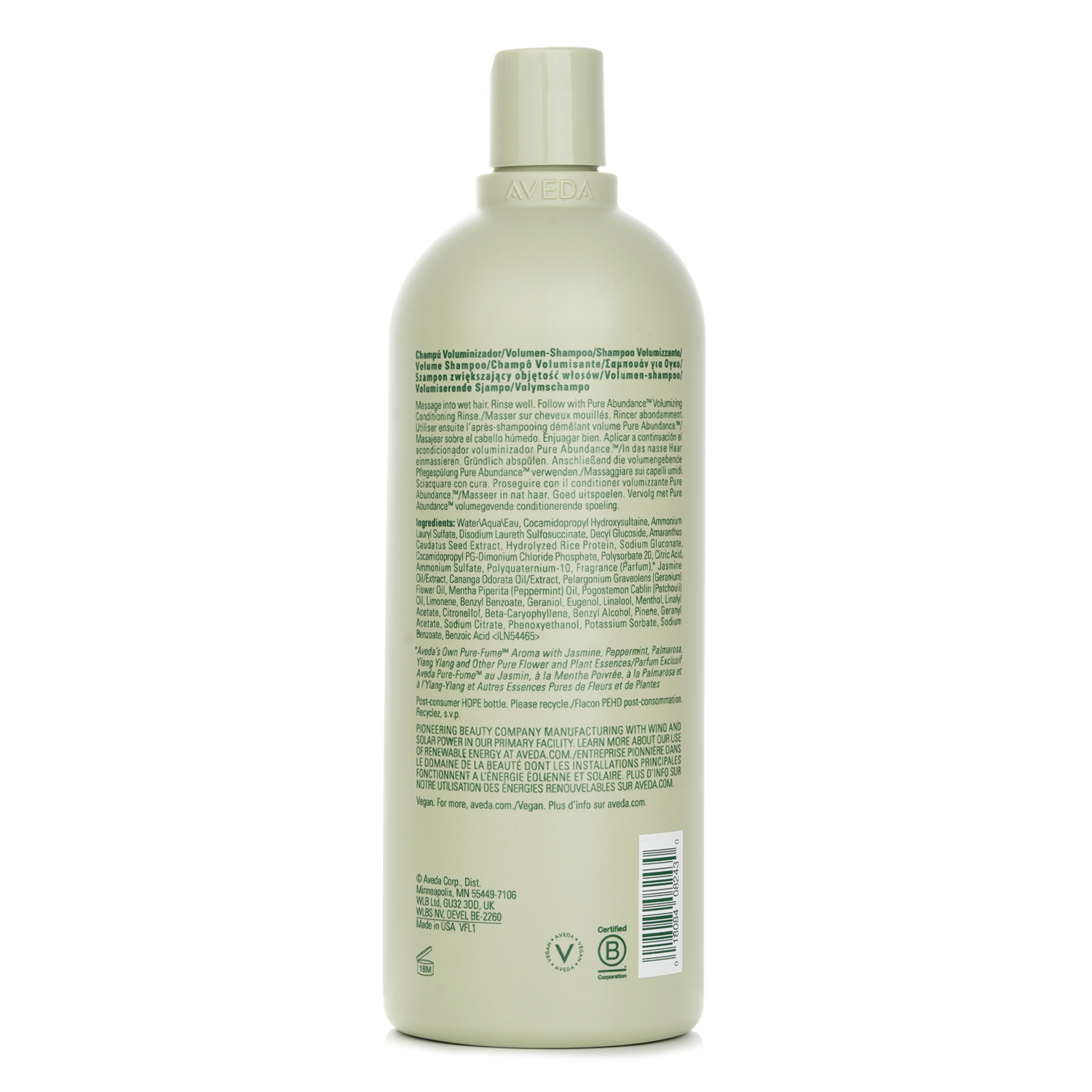 Aveda Champú Voluminizador Pure Abundance 1000ml/33.8oz