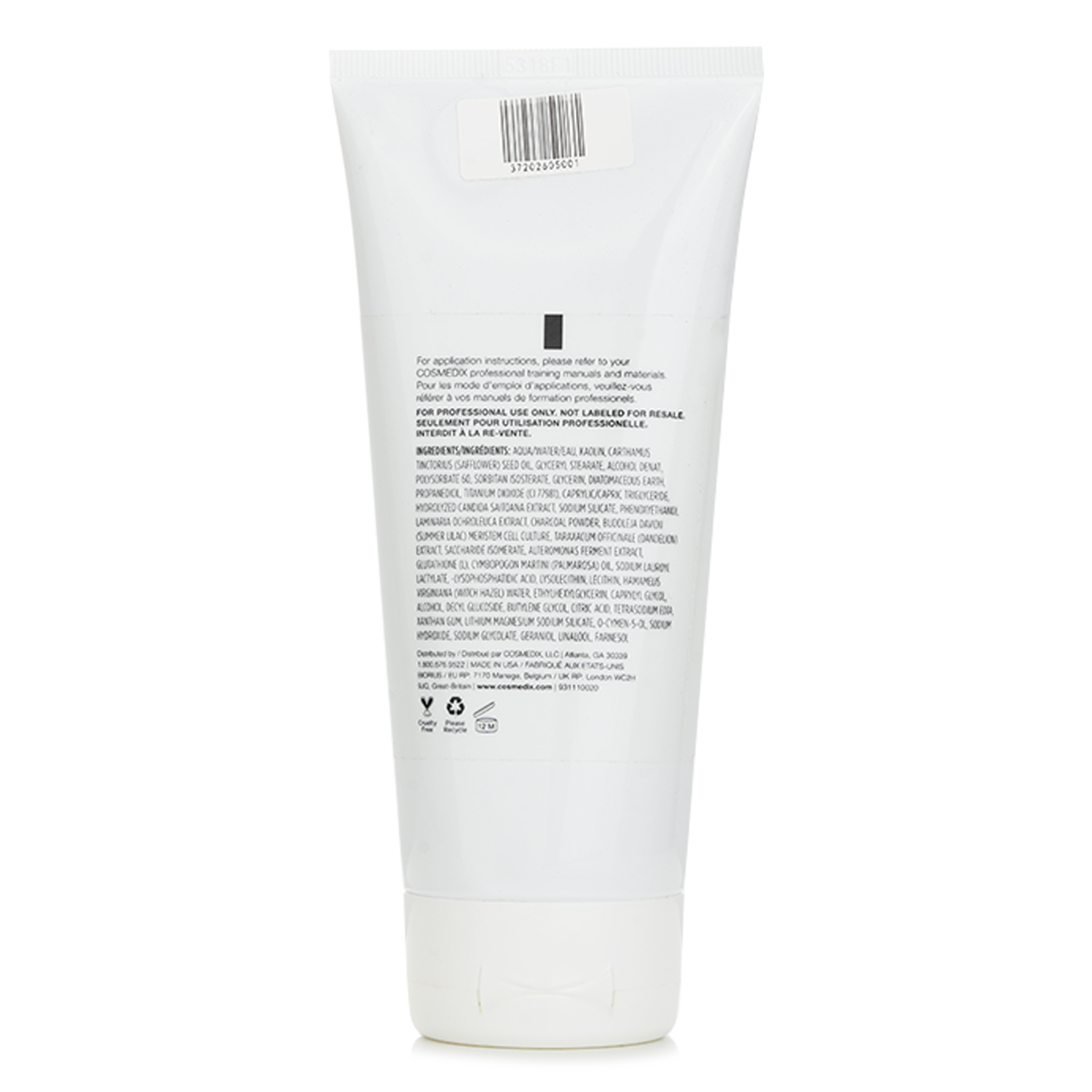 CosMedix Detox Activated Charcoal Mask 170g/6oz