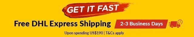 Free DHL Express Shipping